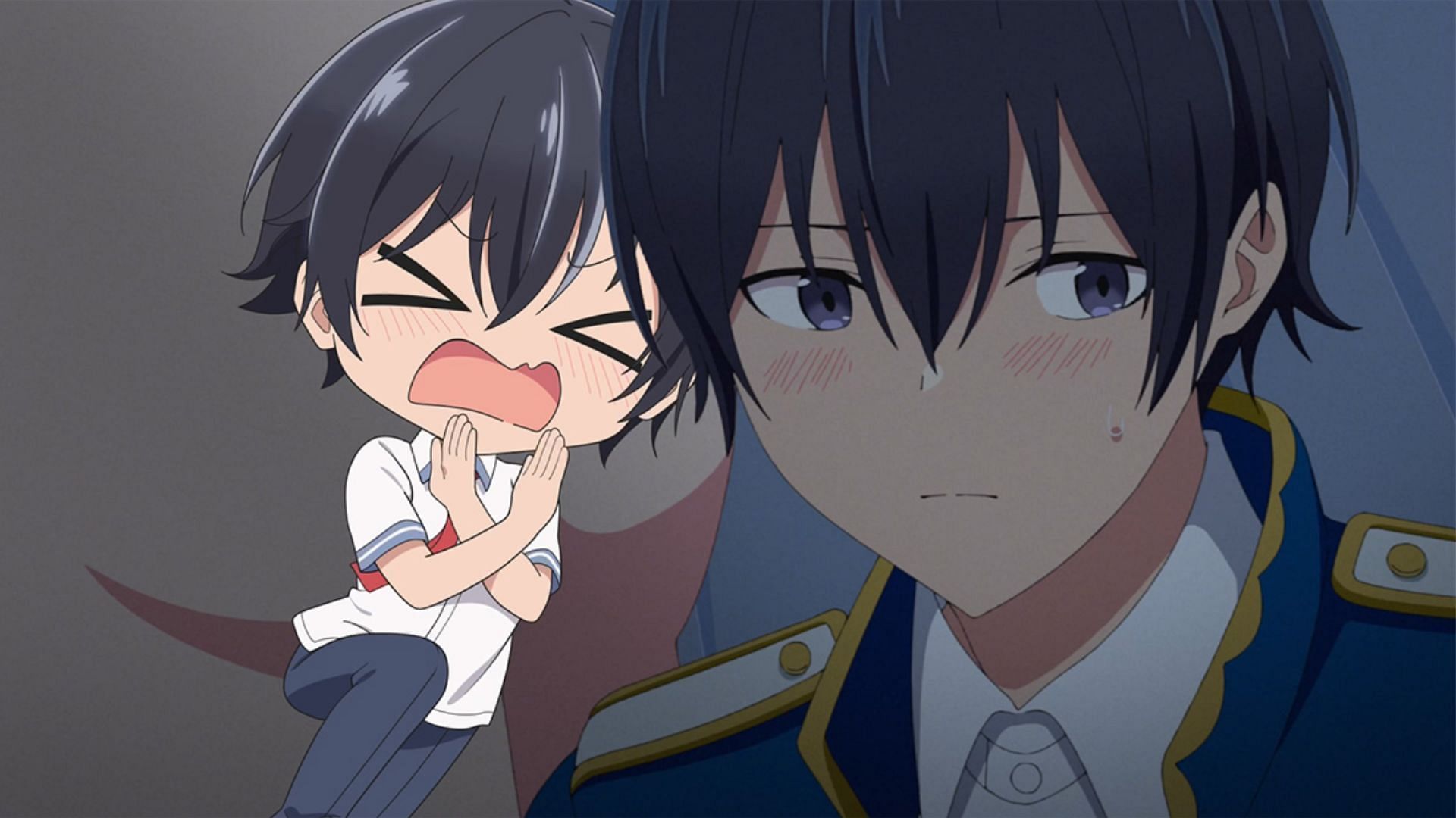 Koushi Shirota as seen in Please Put Them On, Takamine-san! episode 12 preview (Image via Liden Films)